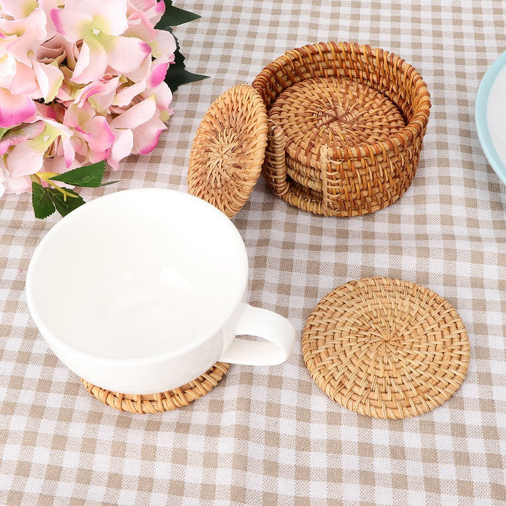 Vintage Rattan Mats