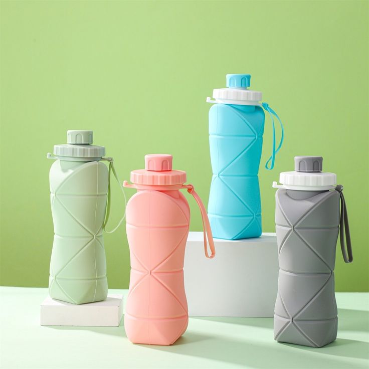 Portable Silicone Folding Water Bottle