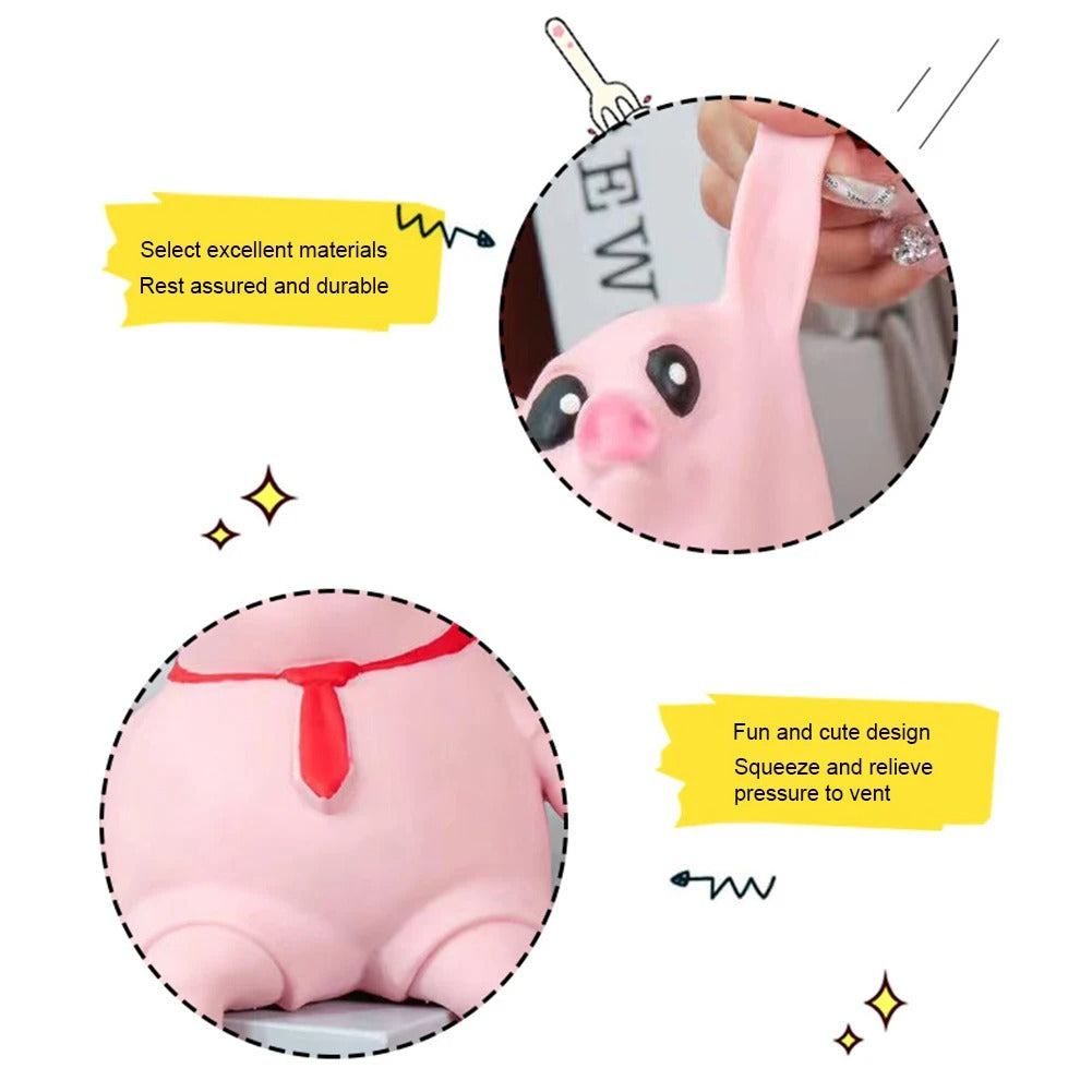 Stress Reducing Pig Toy for Adults & Kids